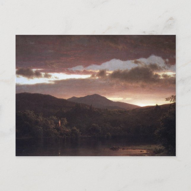 Frederic Edwin Church - Twilight (Catskill Mountai Postcard (Front)