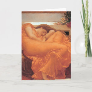 Frederic Leighton Flaming June Card