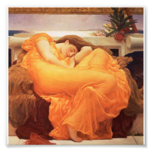 Frederic Leighton - Flaming June Photo Print