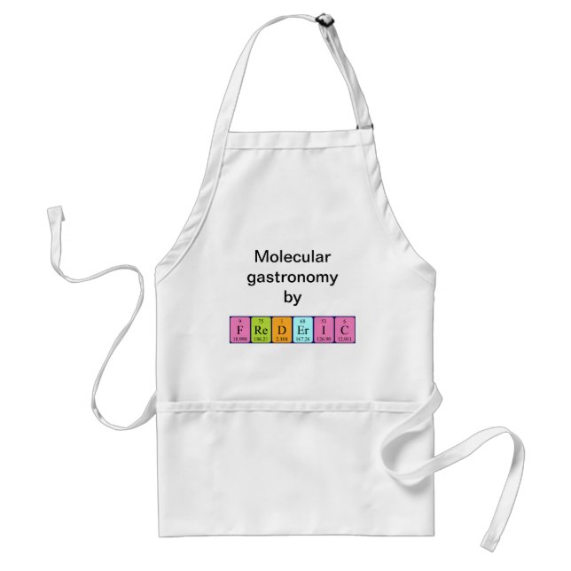 Frederic periodic table name apron (Front)