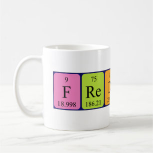 Frederic periodic table name mug