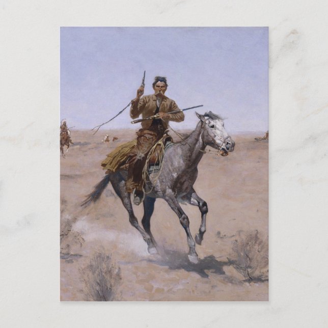 Frederic Remington Art Postcard (Front)