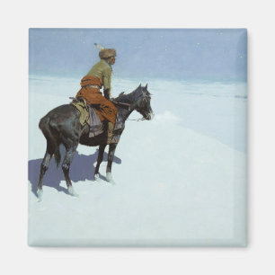 Frederic Remington Friends or Foes Magnet
