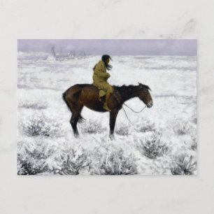 Frederic Remington The Herd Boy Postcard