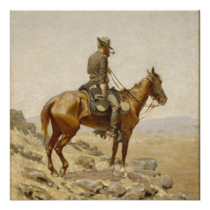 Frederic Remington - The Lookout Poster