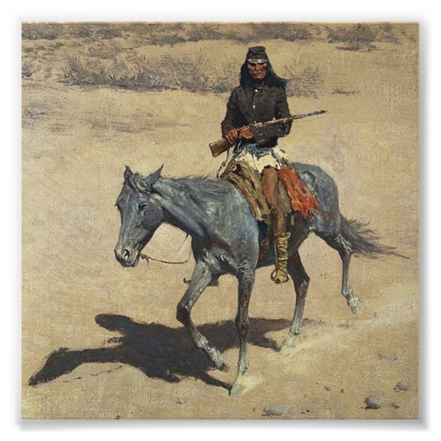 Frederic Remington Western Art “Apache Scout” Photo Print (Front)