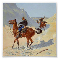 Frederic Remington Western Art “The Advance Guard”