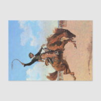 Frederic Remington Western Art “The Buck Jumper”
