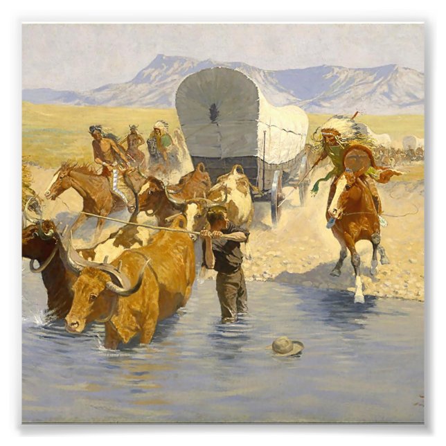 Frederic Remington Western Art “The Emigrants” Photo Print (Front)