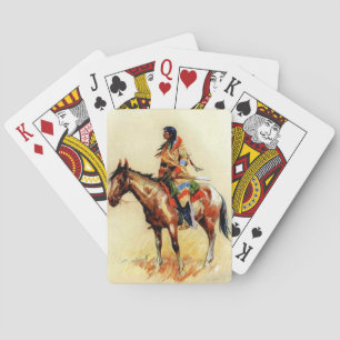 Frederic Remington Western Indian Art “A Breed” Playing Cards
