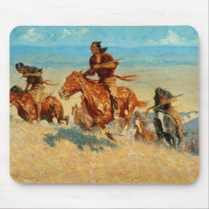 Frederic Remington's The Buffalo Runners (1909) Mouse Pad