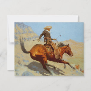 Frederic Remington's The Cowboy (1902) Invitation