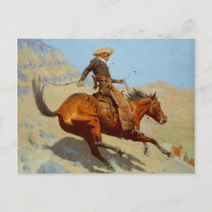 Frederic Remington's The Cowboy (1902) Postcard