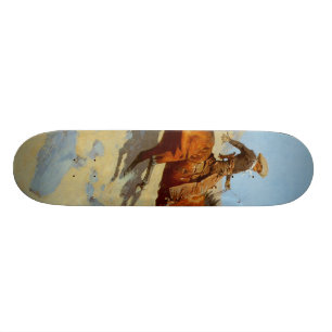 Frederic Remington's The Cowboy (1902) Skateboard