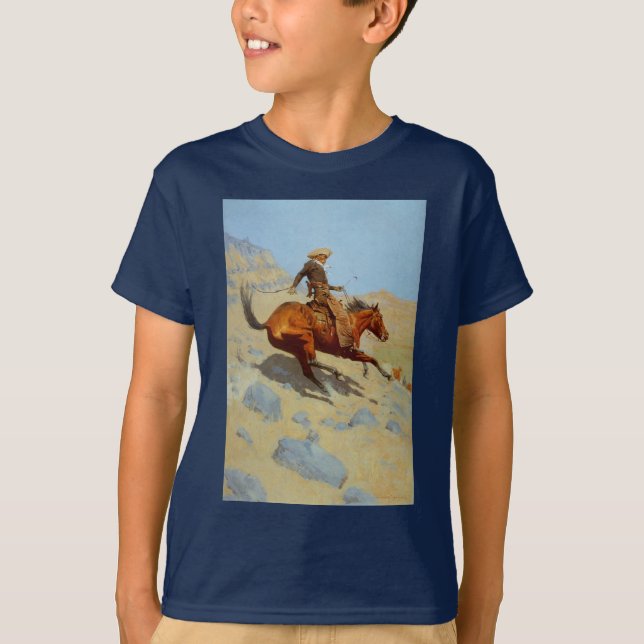 Frederic Remington's The Cowboy (1902) T-Shirt (Front)