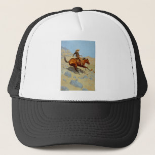 Frederic Remington's The Cowboy (1902) Trucker Hat
