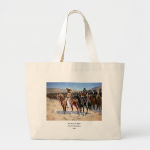 Frederic Remington's The Mexican Major (1889) Large Tote Bag