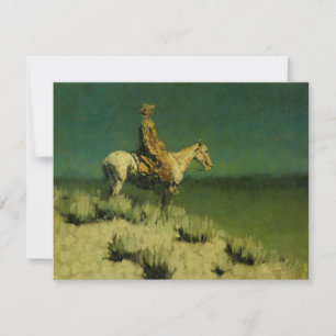Frederic Remington's The Night Herder (circa 1908) Invitation