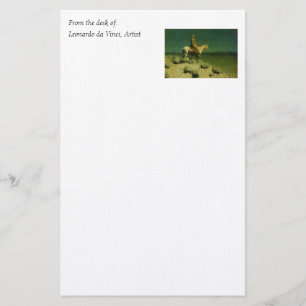 Frederic Remington's The Night Herder (circa 1908) Stationery