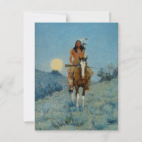 Frederic Remington's The Outlier 1909