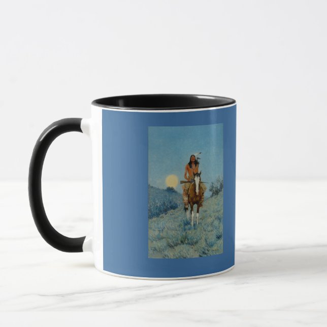 Frederic Remington's The Outlier 1909 Mug (Left)