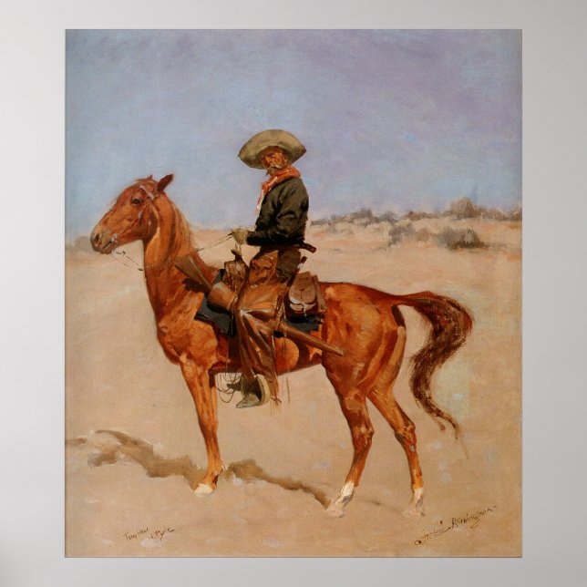 Frederic Remington's The Puncher (1895) Poster (Front)