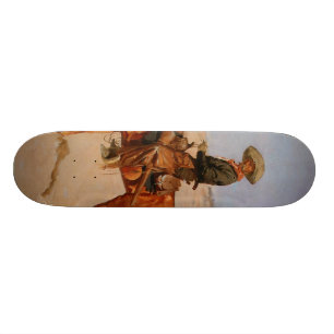 Frederic Remington's The Puncher (1895) Skateboard