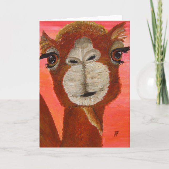 Frederic the cute Camel - Greeting Card (Front)