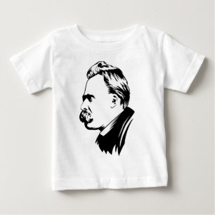 Frederich Nietzsche Portrait Baby T-Shirt
