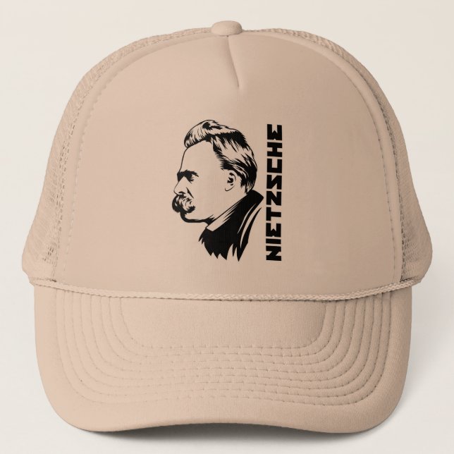 Frederich Nietzsche Portrait Hat (Front)