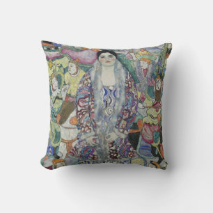Frederiche Maria Beer by Gustav Klimt Cushion
