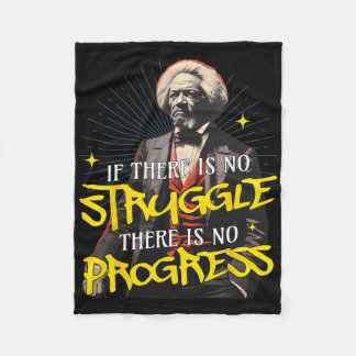 Frederick Dougl Abolitionist Quote Black History M Fleece Blanket