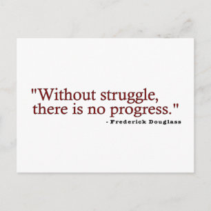 Frederick Douglas Quote Postcard