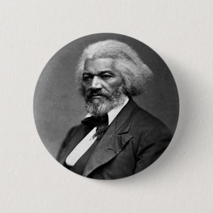 Frederick Douglass 6 Cm Round Badge