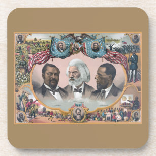 Frederick Douglass & African American Heroes Bever Coaster
