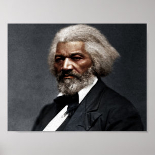 Frederick Douglass Colourized Poster