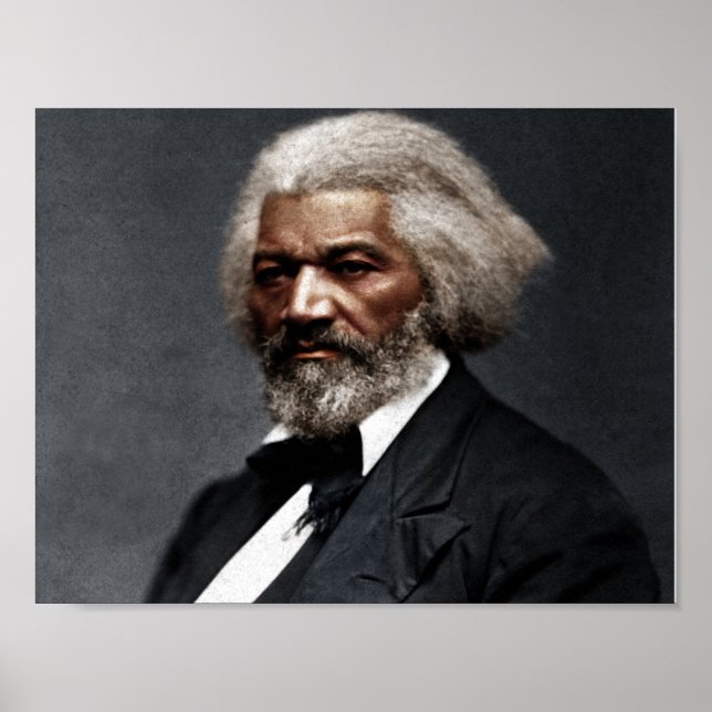Frederick Douglass Colourized Poster (Front)