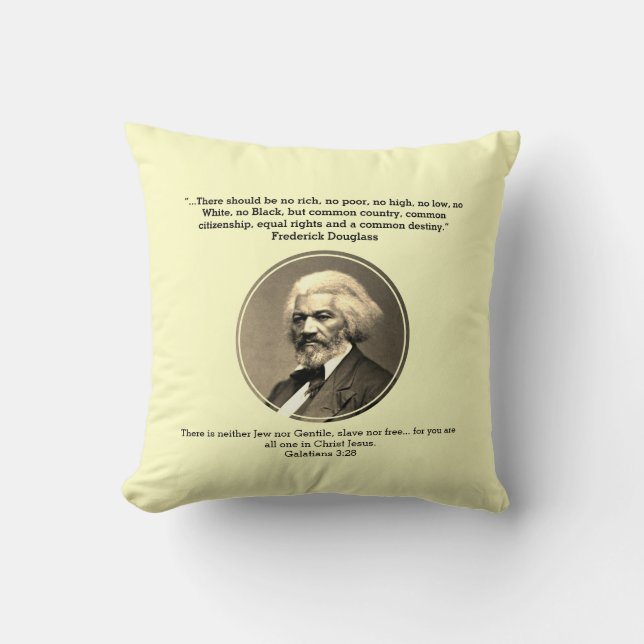 FREDERICK DOUGLASS CUSHION (Front)