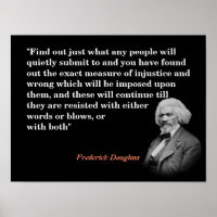 Frederick Douglass Quote On Submission And Injusti