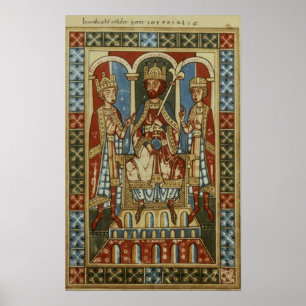 Frederick I with his two sons Poster