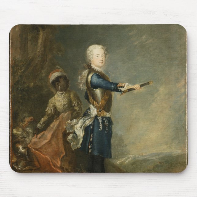 Frederick II as Crown Prince, c.1735 Mouse Pad (Front)