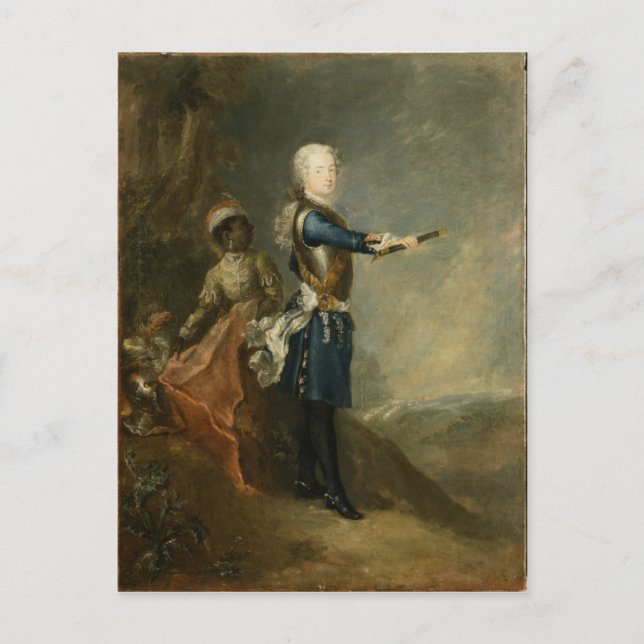 Frederick II as Crown Prince, c.1735 Postcard (Front)