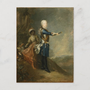 Frederick II as Crown Prince, c.1735 Postcard