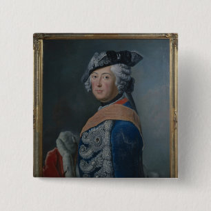 Frederick II the Great of Prussia, after 1753 15 Cm Square Badge