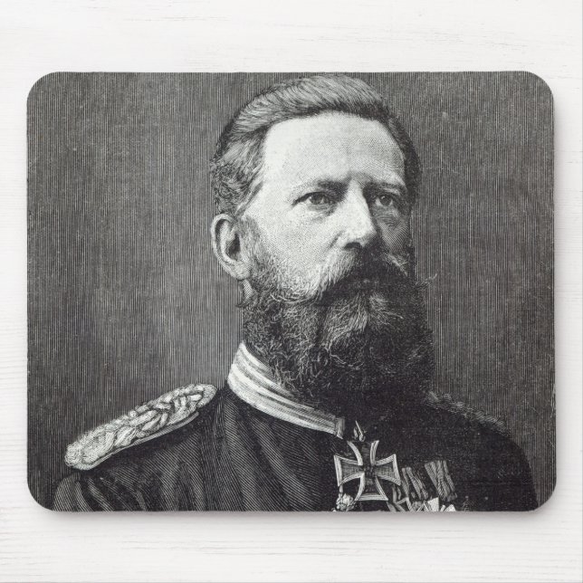 Frederick III, from 'Leisure Hour', 1888 Mouse Pad (Front)