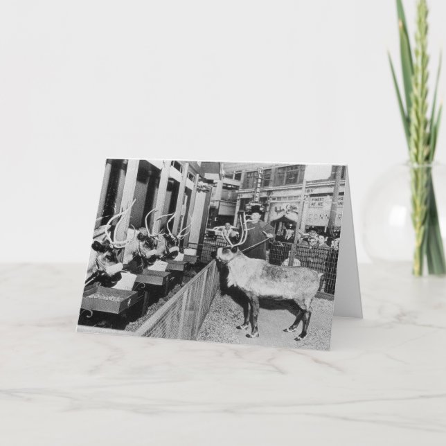 Frederick & Nelson Christmas Window Holiday Card (Front)