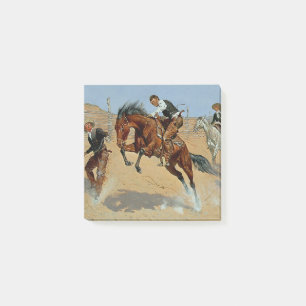Frederick Remington Western Art “Turn Him Loose” Post-it Notes