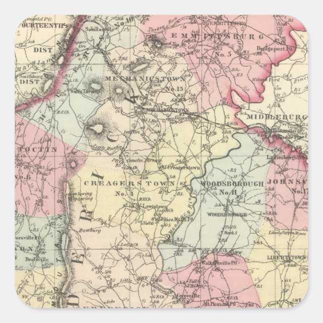 Frederick Square Sticker (Front)