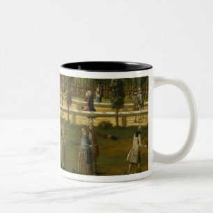 Frederick the Great on horseback Two-Tone Coffee Mug