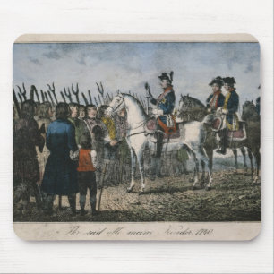 Frederick the Great with the farmers Mouse Pad